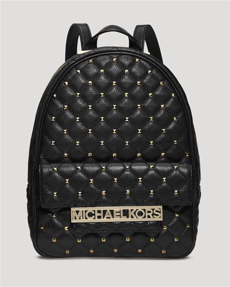 michael kors kim studded medium backpack|michael kors erin small backpack.